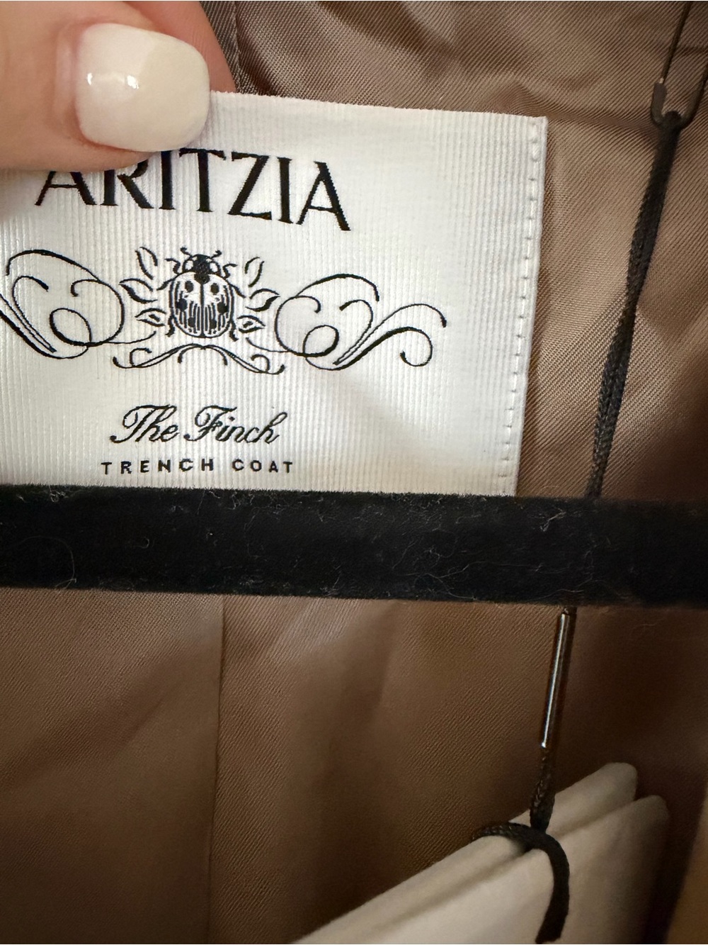 Aritzia the finch Trench Coat size XXS - Picture 9 of 11